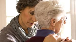 daughter with senior mother